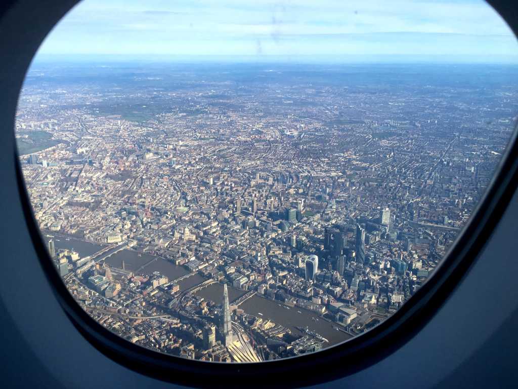 Sneaky preview from the air ..
