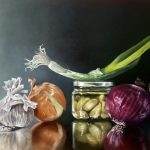 Oil on Wooden Panel - 50cm x 30cm