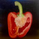 Oil on Wooden Panel - 15cm x 15cm