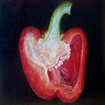 Oil on Wooden Panel - 15cm x 15cm